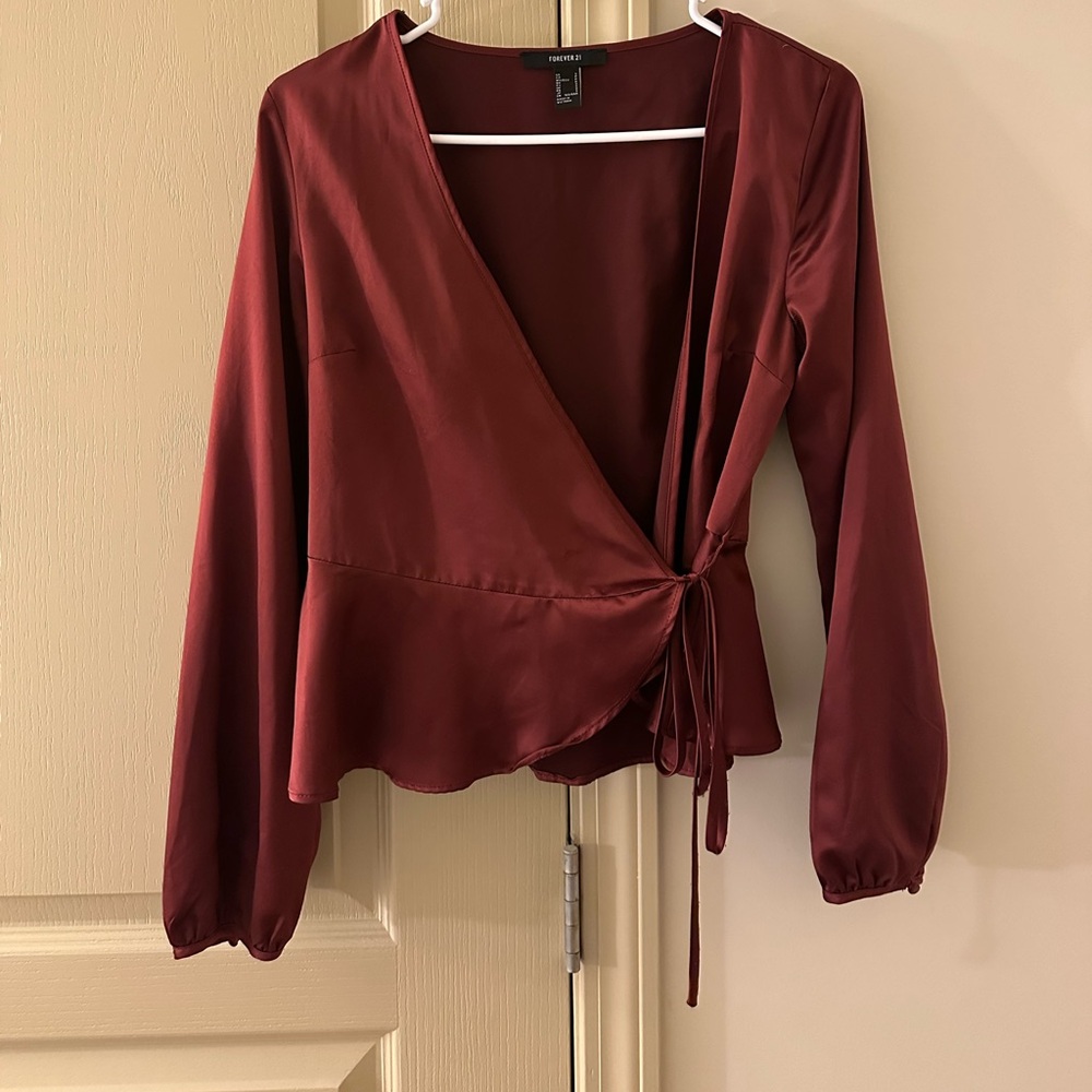 Satin top